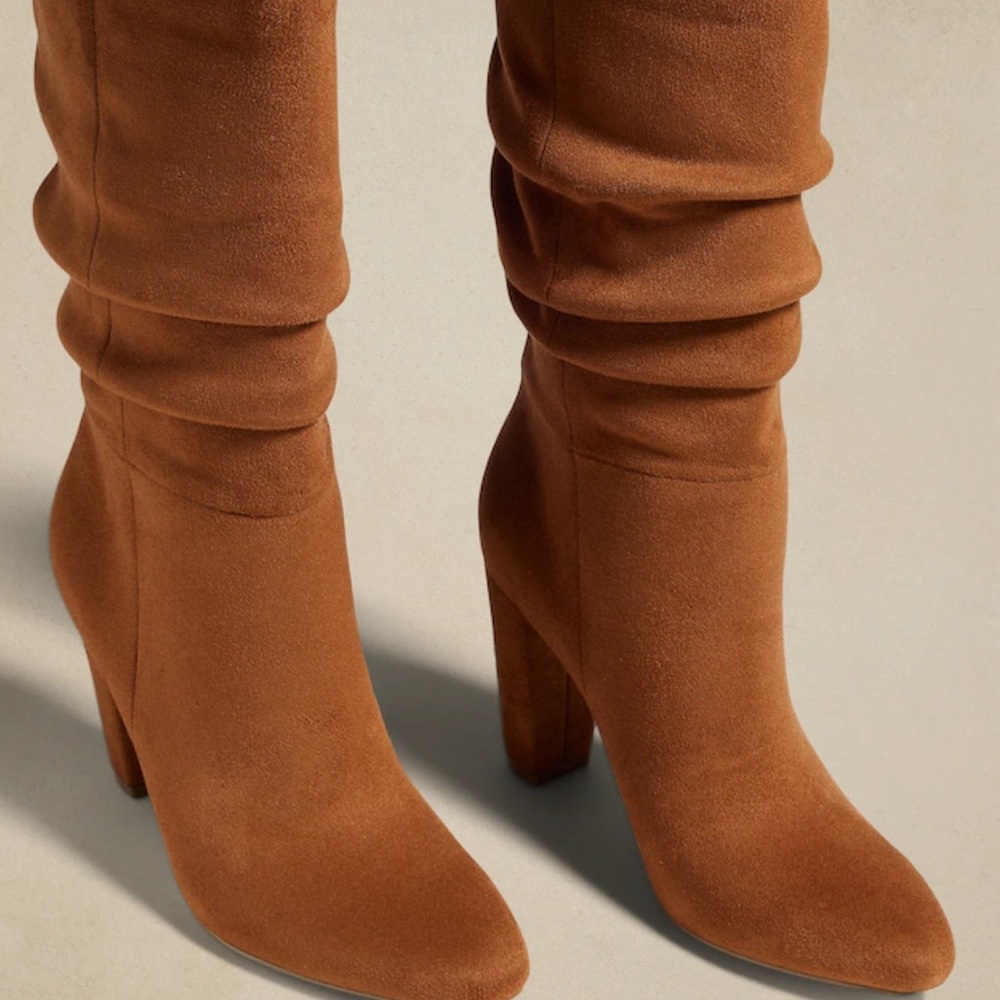 Banana Republic Suede Slouchy Boot, 7.5
